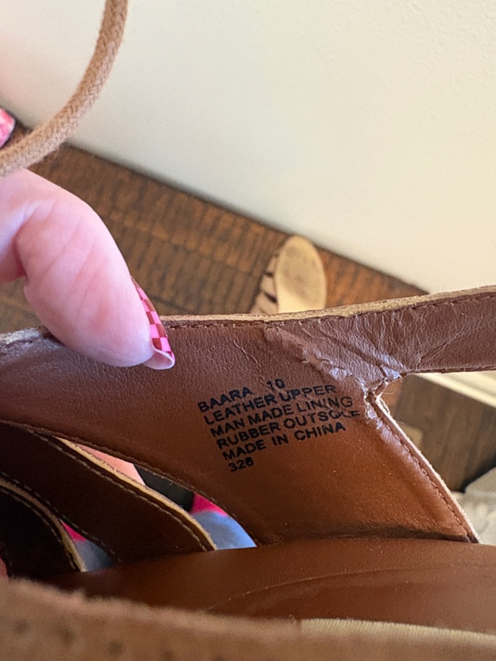 Steve Madden Tan Lace-Up Gladiator Block Heeled Sandals - Picture 7 of 8